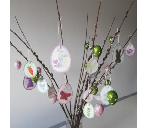 ITH Stickdatei - Osterbaum Anhänger